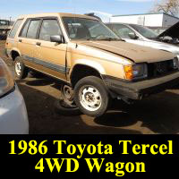 Junkyard 1986 Toyota Tercel 4WD Wagon