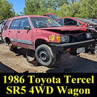 Junkyard 1986 Toyota Tercel SR5 wagon