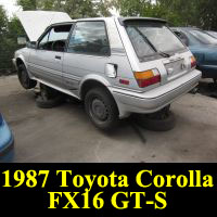 Junkyard 1987 Toyota Corolla FX16 GT-S