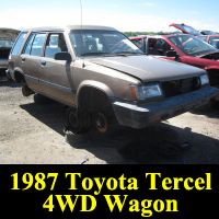 Junkyard 1987 Toyota Tercel 4WD Wagon