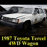 Junkyard 1987 Toyota Tercel 4WD Wagon