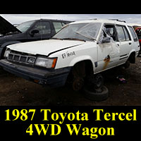 Junkyard 1987 Toyota Tercel 4WD Wagon