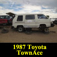 Junkyard 1987 Toyota Van