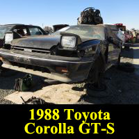 Junkyard 1988 Toyota Corolla GT-S