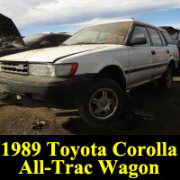 Junkyard 1989 Toyota Corolla All-Trac Wagon