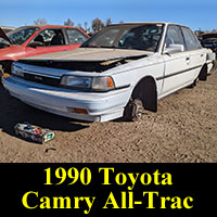 Junkyard 1990 Toyota Camry All-Trac