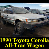 Junkyard 1990 Toyota Corolla All-Trac Wagon