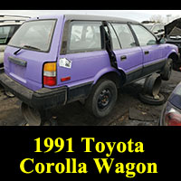 Junkyard 1991 Toyota Corolla Wagon