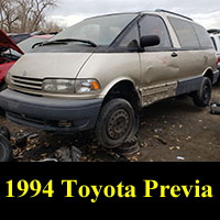 Junkyard 1992 Toyota Previa