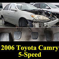 2006 Toyota Camry in junkyard
