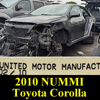 Junkyard 2010 Toyota Corolla