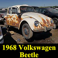 Junkyard 1968 Volkswagen Beetle