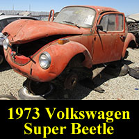 Junkyard 1973 Volkswagen Super Beetle