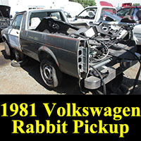 Junkyard 1981 Volkswagen Rabbit Diesel Pickup