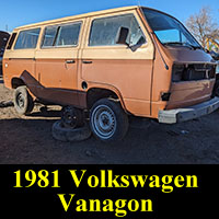 Junked 1981 Volkswagen Vanagon