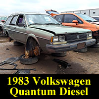 Junkyard 1983 VW Quantum Diesel wagon