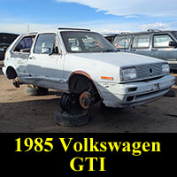 Junkyard 1985 VW Golf GTI