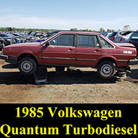 1985 VW Quantum Diesel in junkyard