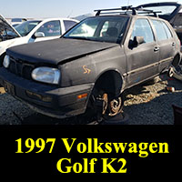 Junkyard 1997 Volkswagen Golf K2