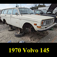 Junked 1970 Volvo 145