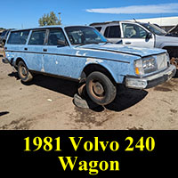Junkyard 1981 Volvo 245 wagon