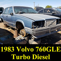 Junkyard 1983 Volvo 760GLE Turbodiesel sedan