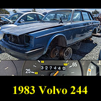 Junked 1983 Volvo 240