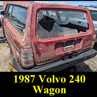 Junkyard 1987 Volvo 245 wagon