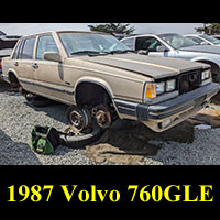 Junkyard 1987 Volvo 760 GLE sedan