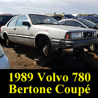 Junkyard 1989 Volvo 780 Bertone