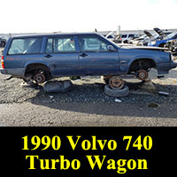 Junkyard 1990 Volvo 740 Turbo Station Wagon