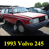 Junkyard 1993 Volvo 240 Wagon